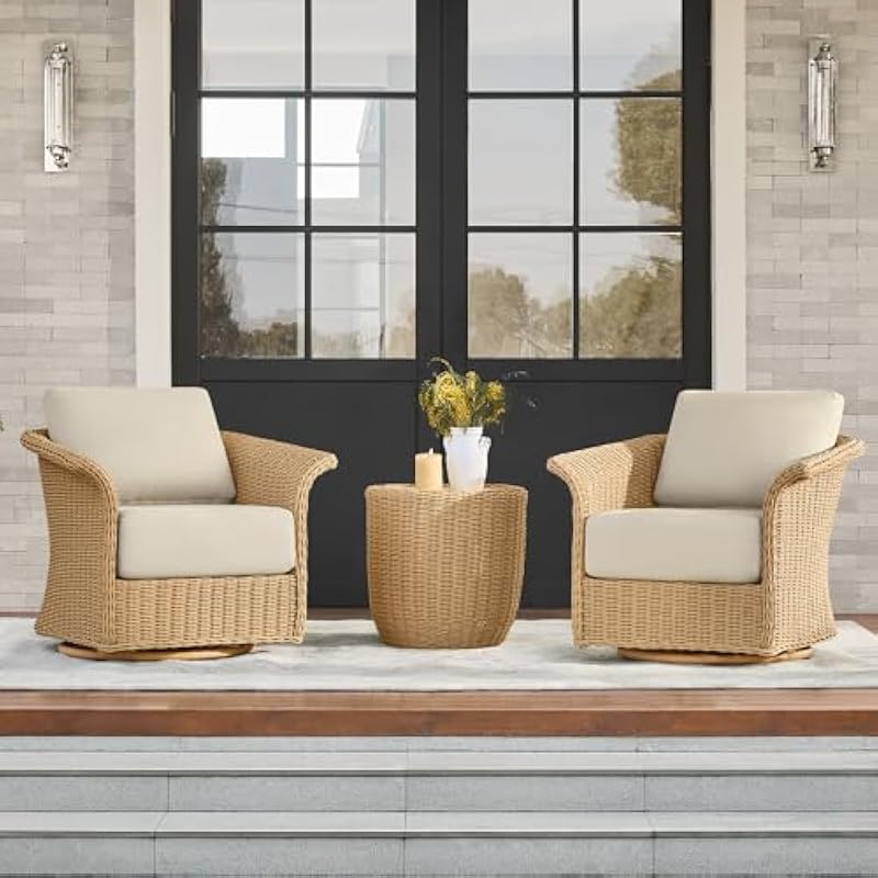 Outdoor Furniture Metal Chairs - Set da esterno composto da tre