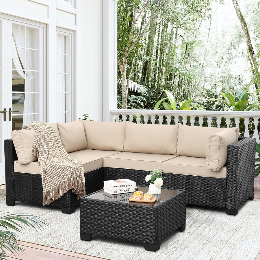 Outdoor Furniture Metal Chairs - Set di mobili da esterno composto