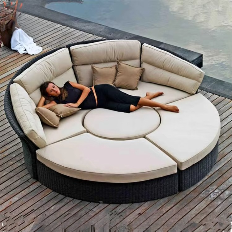 Outdoor Furniture Luxury - Lettino da giardino di lusso in