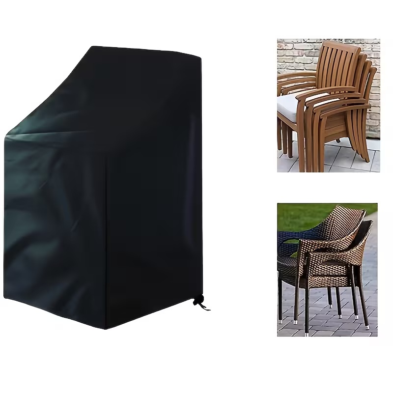 Outdoor Furniture Metal Chairs - 1 coprisedia impilabile per esterni resistente,