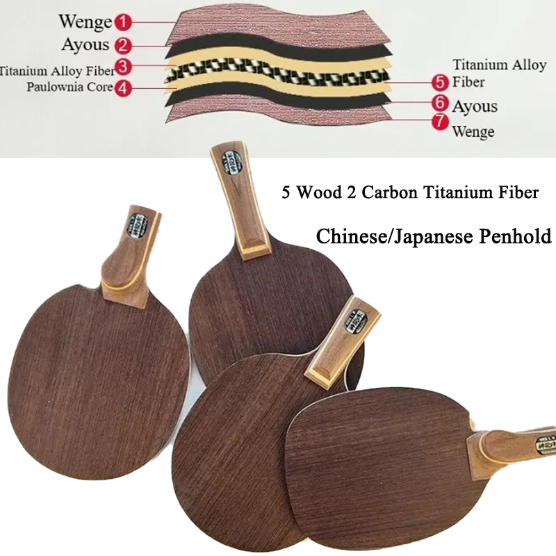Outdoor Furniture Wood - Racchetta da Ping Pong Professionale Cinese/Giapponese