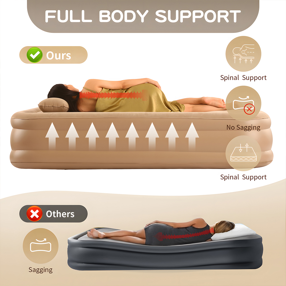 Materasso ad aria Queen con po - Outdoor Furniture Luxury recensione e prezzo