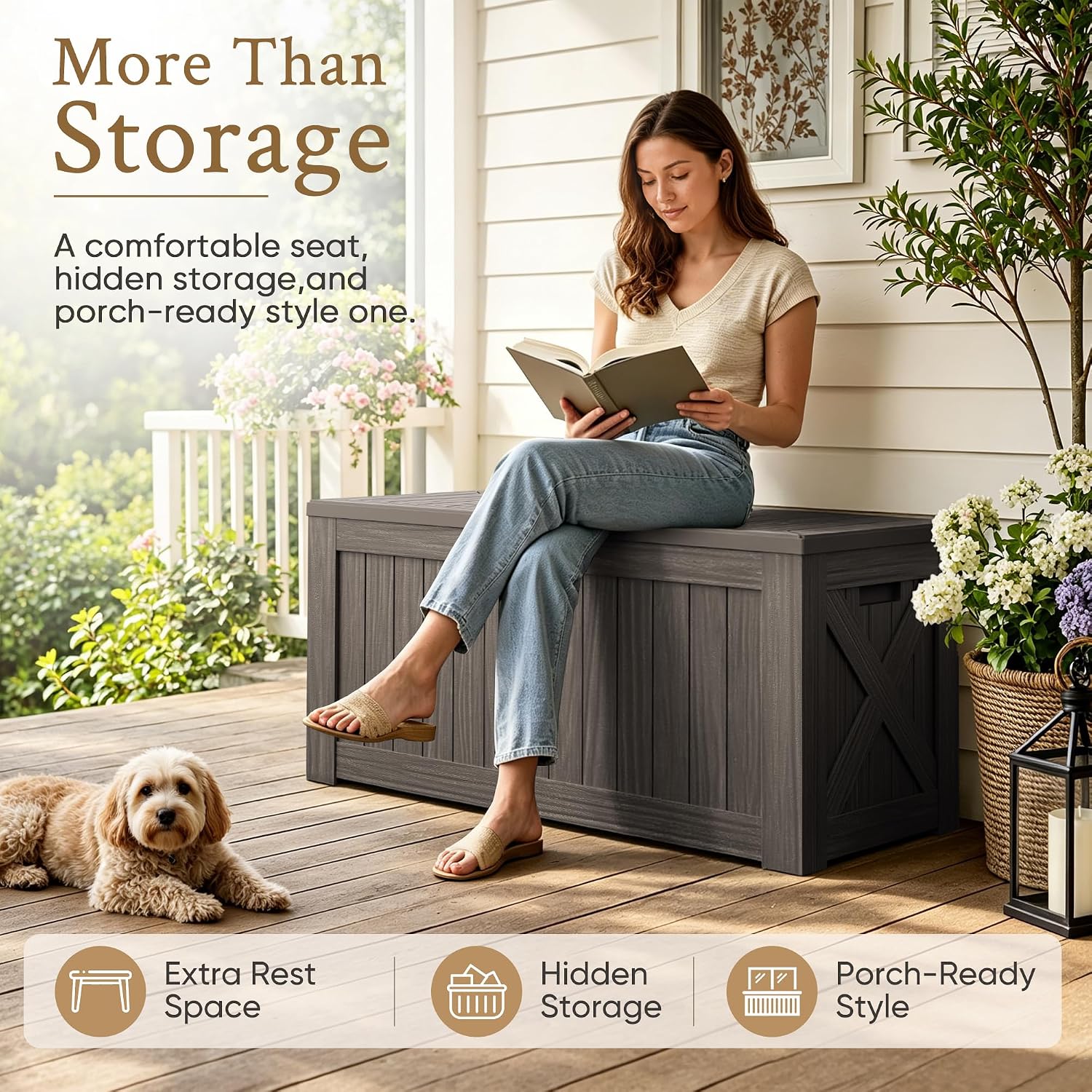 Contenitore da Esterno da 120  - Outdoor Furniture Wood recensione e prezzo
