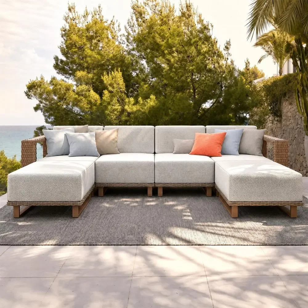 Set di divani da esterno in vi - Outdoor Furniture Luxury recensione e prezzo