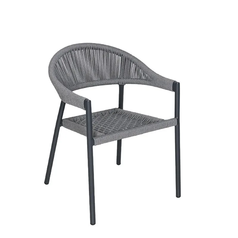 Sedia da pranzo in rattan con  - Outdoor Furniture Metal Chairs recensione e prezzo