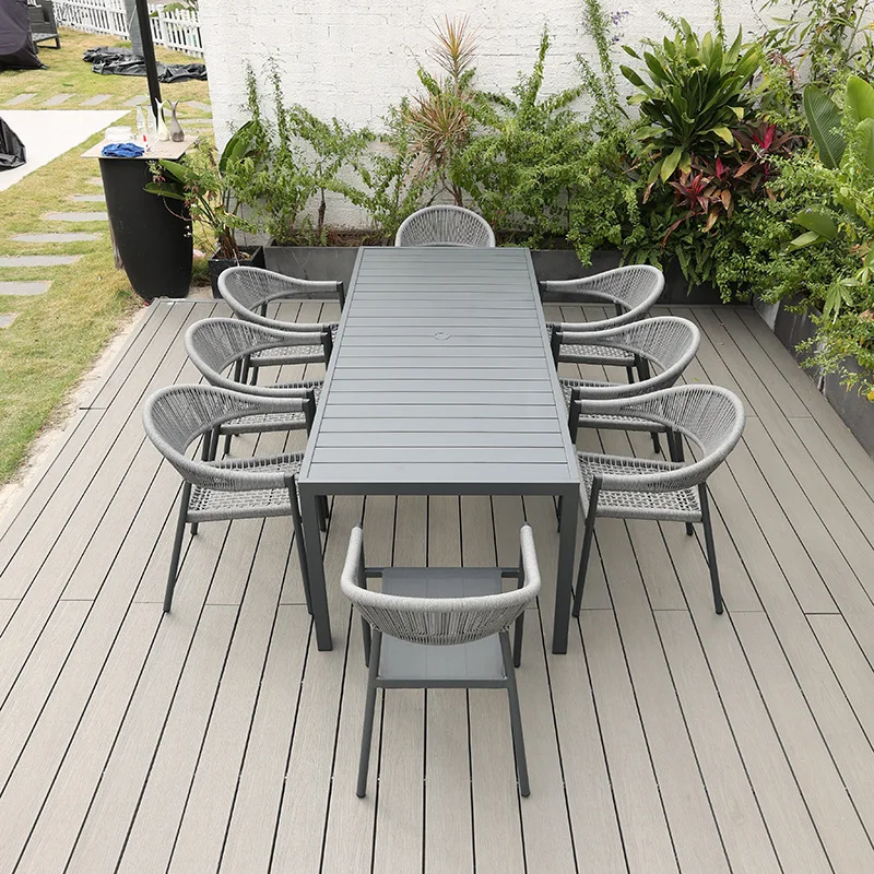 Sedia da pranzo in rattan con  - Outdoor Furniture Metal Chairs recensione e prezzo